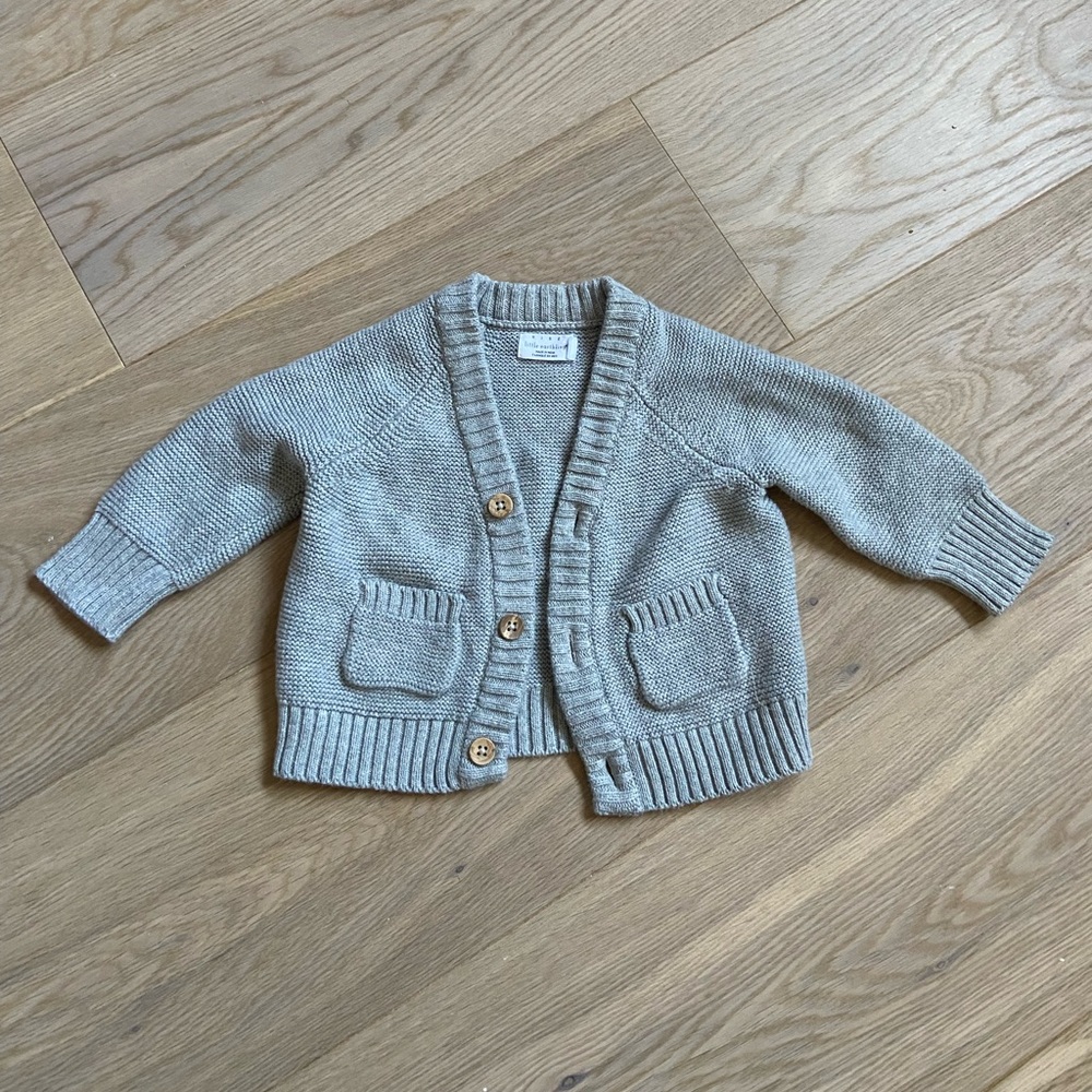 Cute Grey Cadigan 3-6 Months